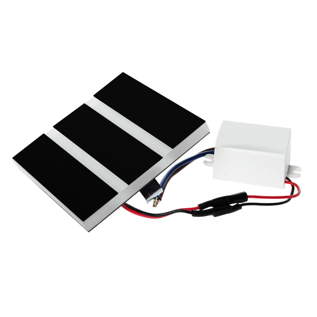 Segnapasso quadrato nero/bianco LED 0,6W 4000K Vox Eko-Light
