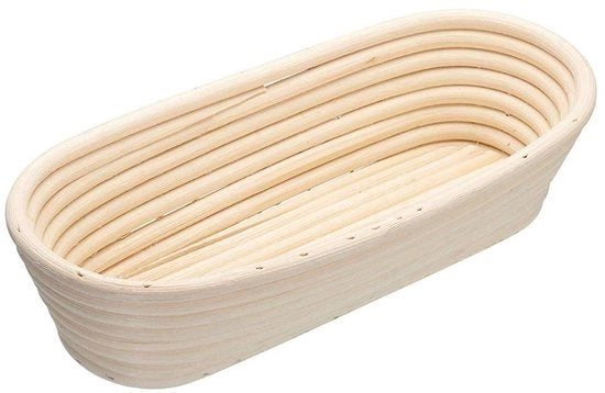 Ovale raccoglitore di paglia per pane e impasto - ideale per la lievitazione