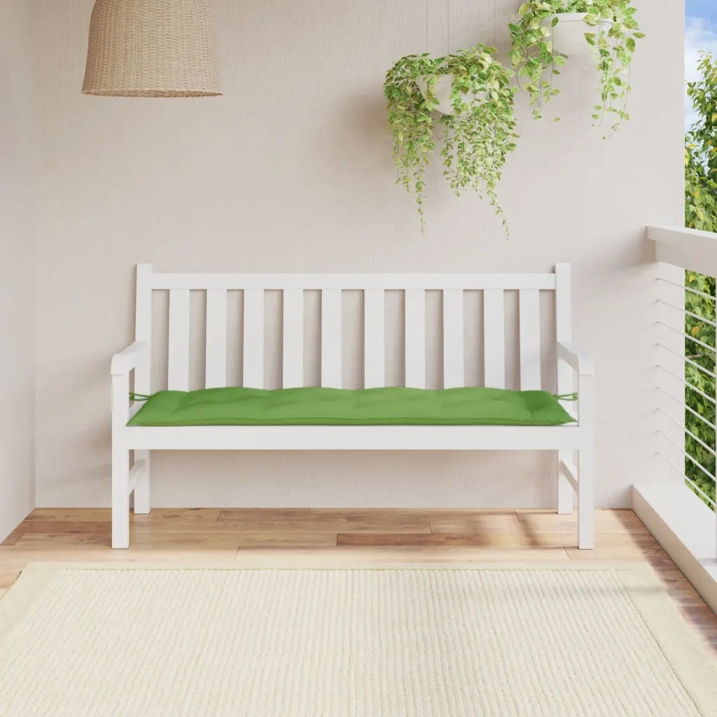 Cuscino Panca da Giardino Verde Mélange 150x50x7 cm in Tessuto 4002558