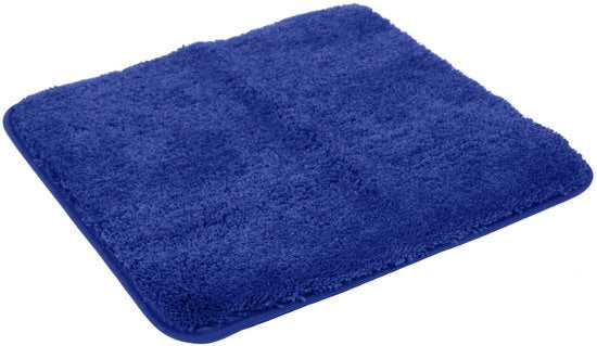 Matrice da bagno Royal Blue, microfibra, 50x55 cm senza sporgenza