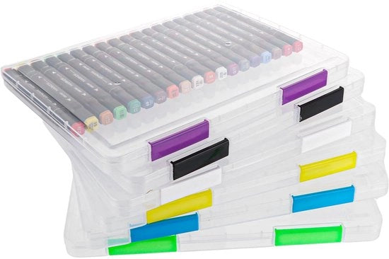 Set di archiviazione 6pz, scatole per documenti A4, scatola per documenti trasparente in plastica, archiviazione documenti, organizzatore per documenti A4, cartaceo, lettere, album, capacità di archiviazione 6pz, dimensioni A4, materiale plastico.