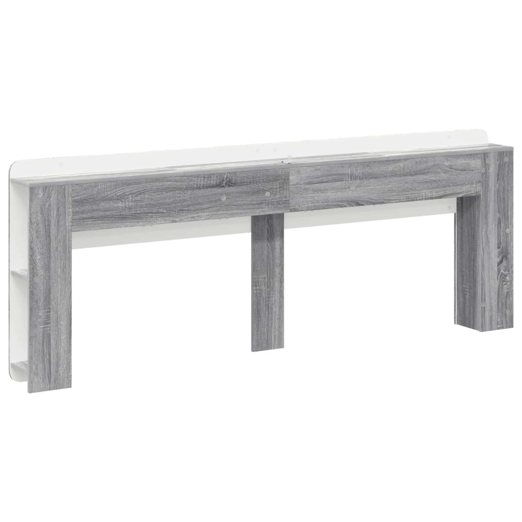 Testata del letto Grigio Sonoma Legno ingegnerizzato 8001243