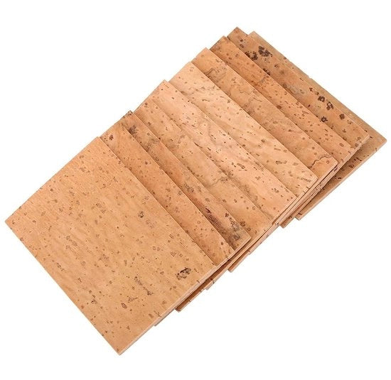 Accessori di riparazione per clarinetto - 10 pezzi - Gomma naturale di alta qualità - 60 x 40 x 2 mm - Componenti per strumenti musicali
