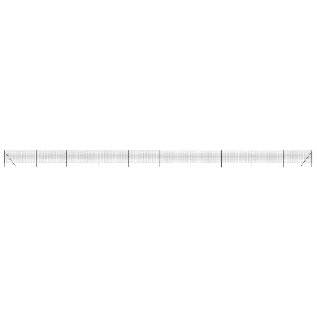Recinzione Metallica Antracite 1x25 m in Acciaio Zincato 154201