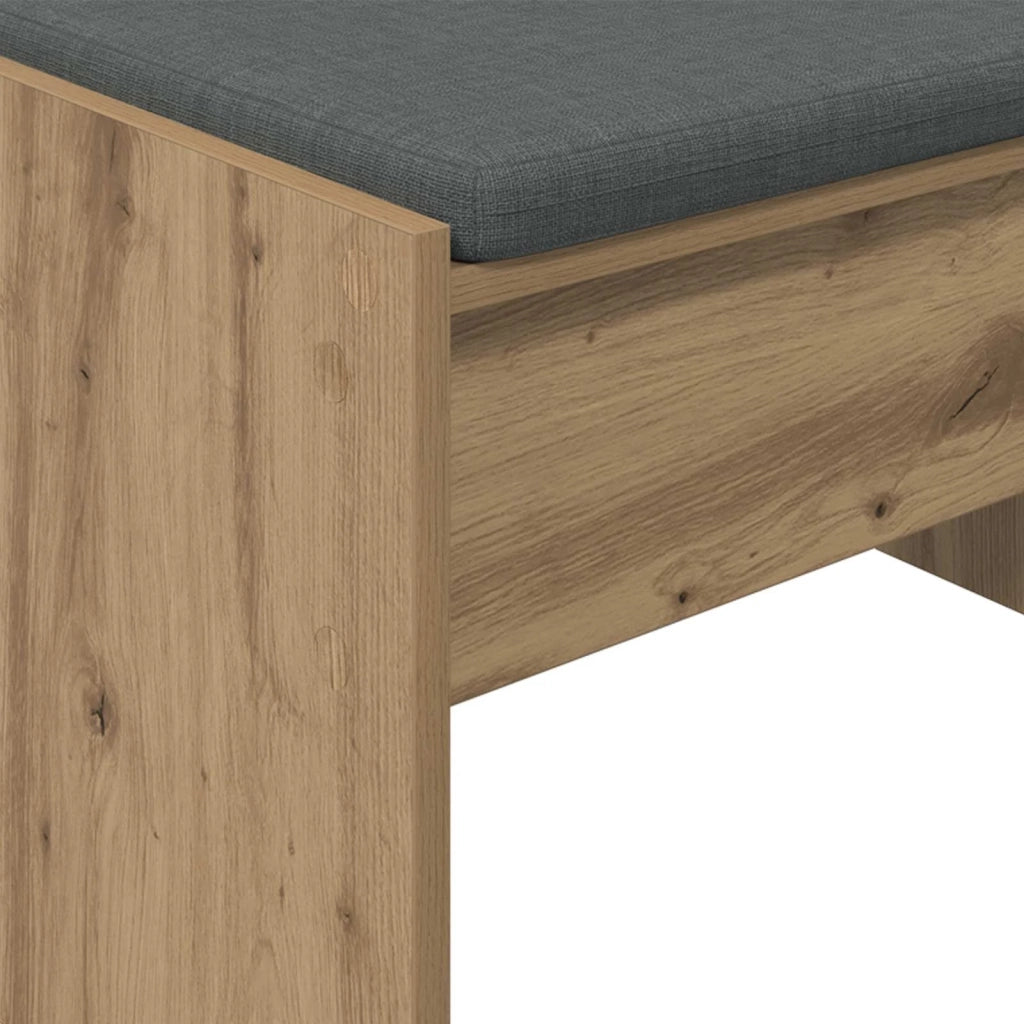 Panca per ingresso Rovere artigianale 83 x 38 x 40 cm