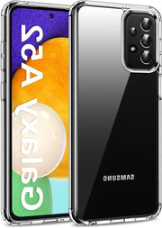 Copertura Premium trasparente per Samsung Galaxy A52 5G, 4G, A52s 5G - Resistente allo shock - Antigiallo - Cristallino - Copritelefono con protezione