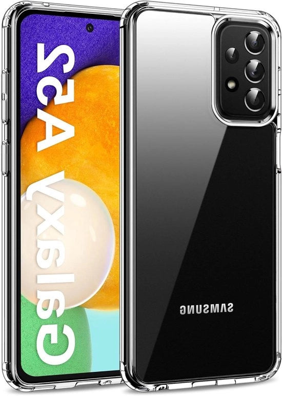 Copertura Premium trasparente per Samsung Galaxy A52 5G, 4G, A52s 5G - Resistente allo shock - Antigiallo - Cristallino - Copritelefono con protezione
