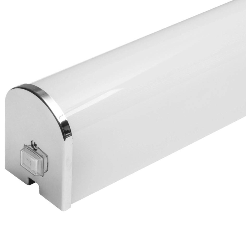 Applique bagno LED 15W 4000K cromata 60cm IP44 Polux Alex