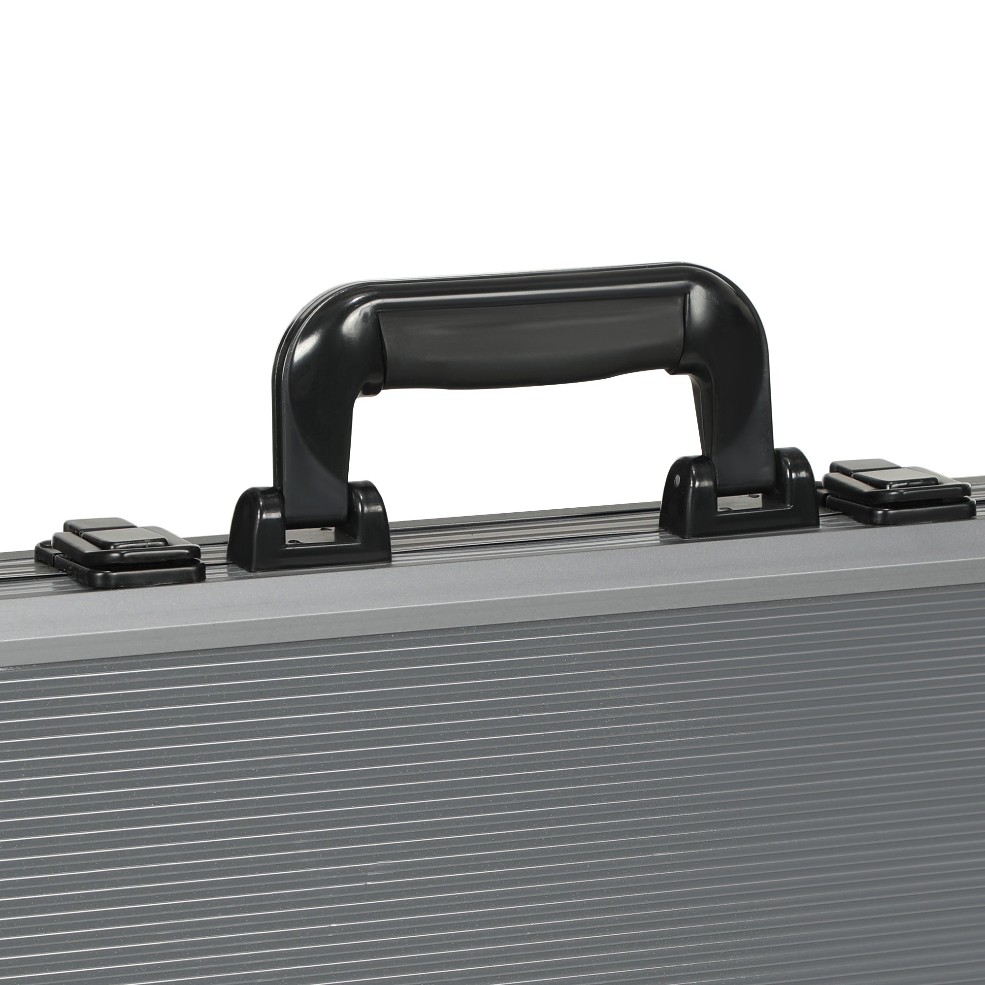 Set 400 Fiches da Poker 2 Mazzi di Carte 5 Dadi Tappetino e Valigetta Grigia