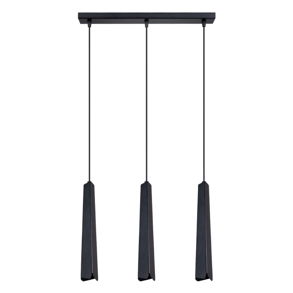 Lampada a sospensione PRYSM 3L nero