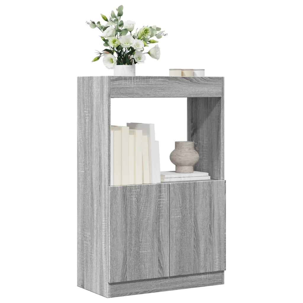 Credenza Grigio Sonoma 63x33x100 cm in Truciolato 855102