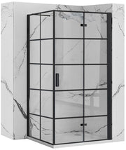 Cabina Doccia Rea Molier Black 80x90