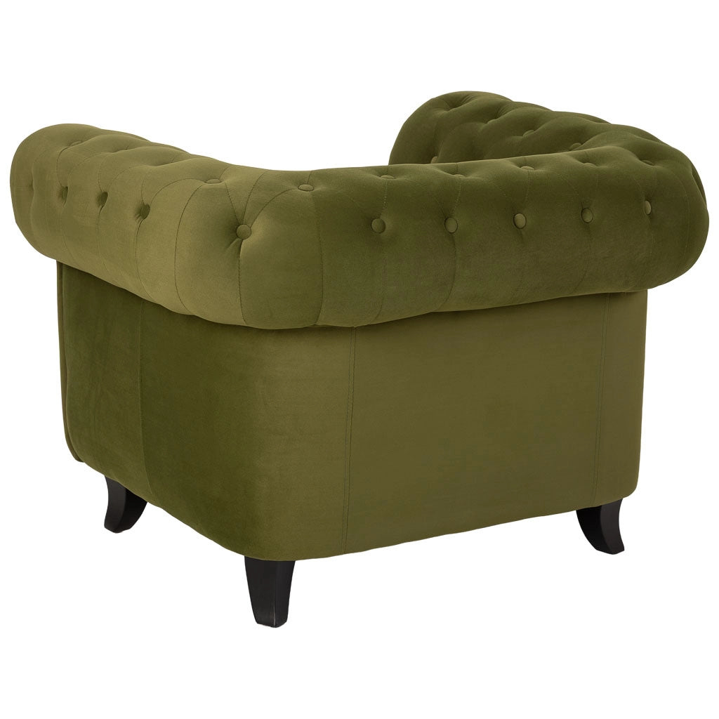 Poltrona verde 110x81x77h cm