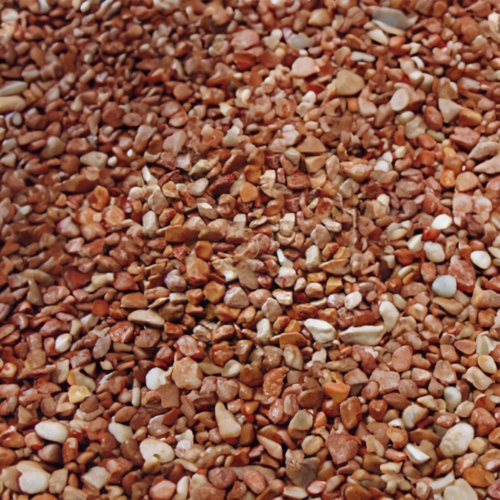 Pavimento drenante fai da te ciottoli in marmo e resina breccia pernice 15,750 kg
