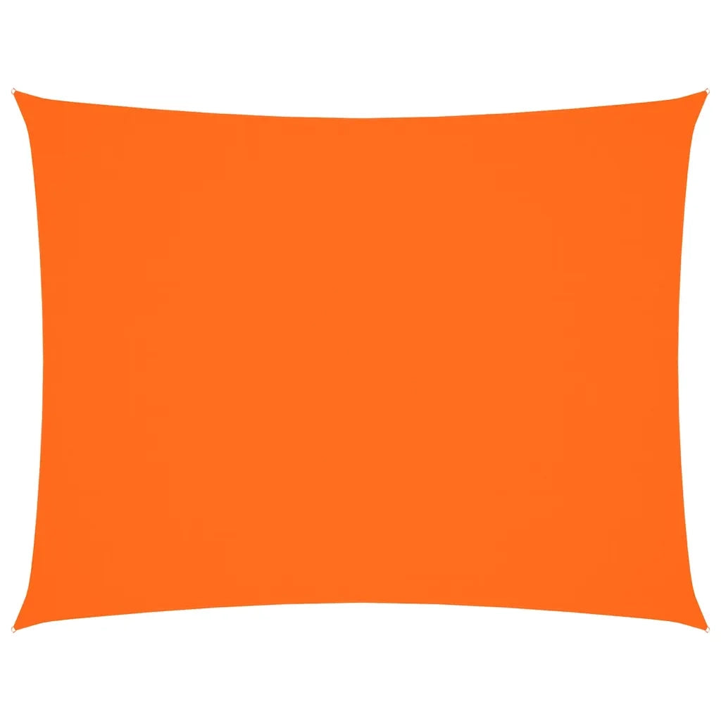 Parasole a Vela Oxford Rettangolare 3x6 m Arancione 135708