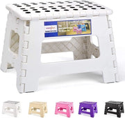 Scaffalete ripiegabile - adatto per bambini e adulti - ideale per bagno, cucina e altro - Bianco