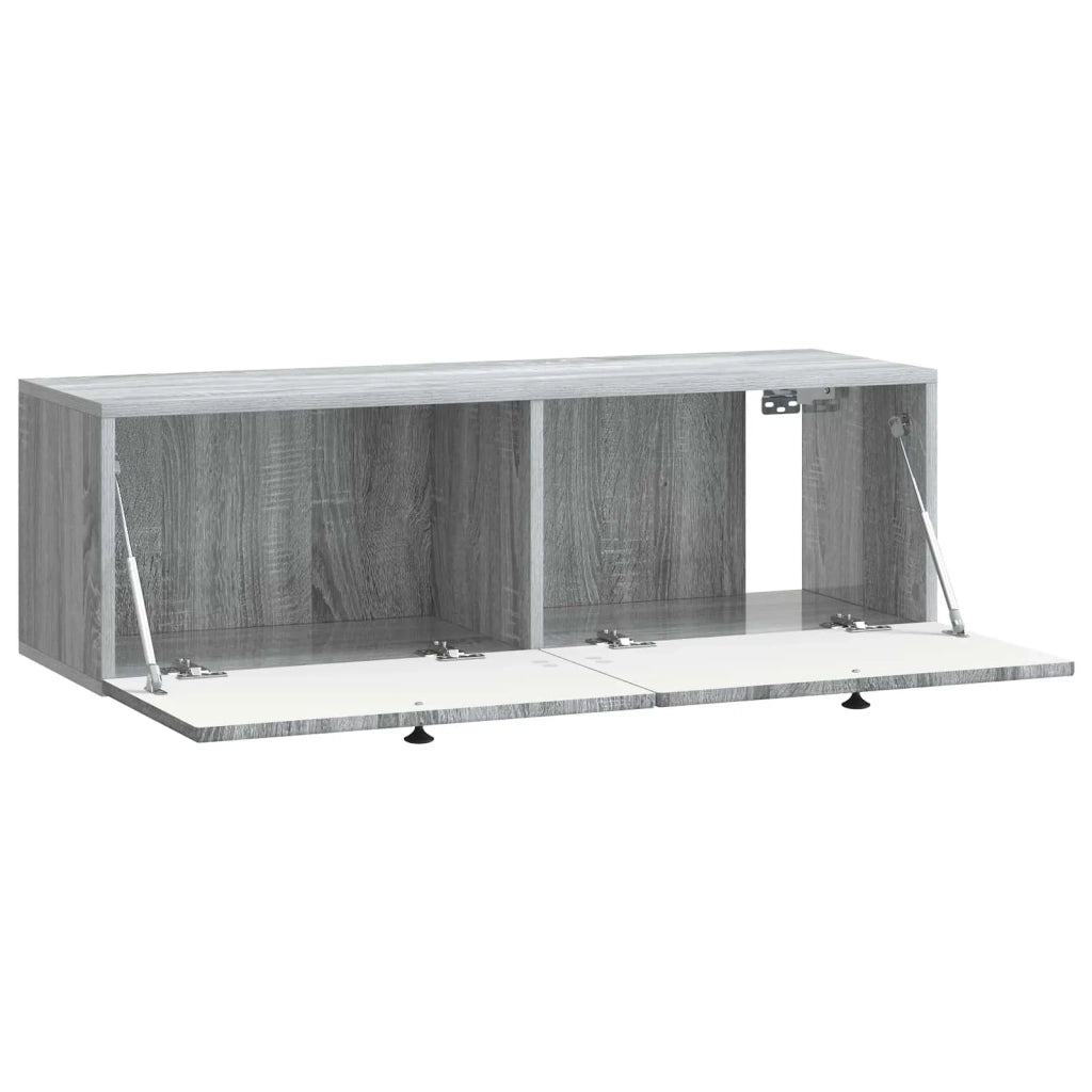 Mobile Porta TV da Muro Grigio Sonoma 98 x 31 x 30 cm