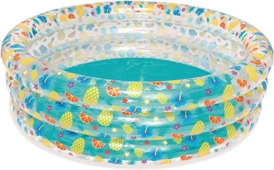 Piscina gonfiabile tropicale per bambini 170 x 53 cm