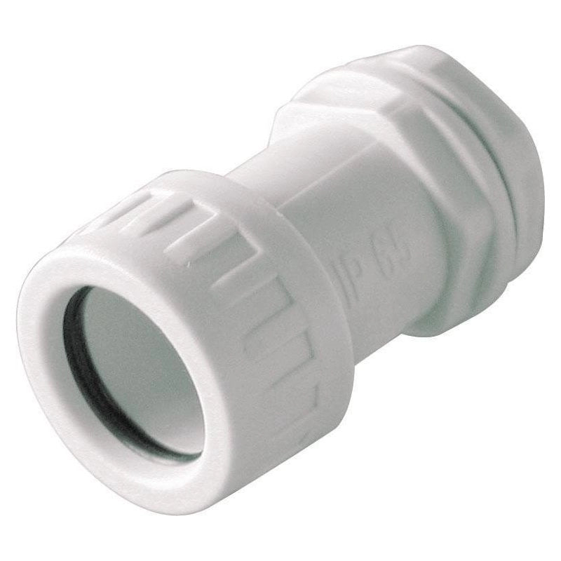 2 PZ Bloccatubo Raccordo Tubo Scatola Diametro 20mm Per Tubo Rigido IP65 Made In Italy