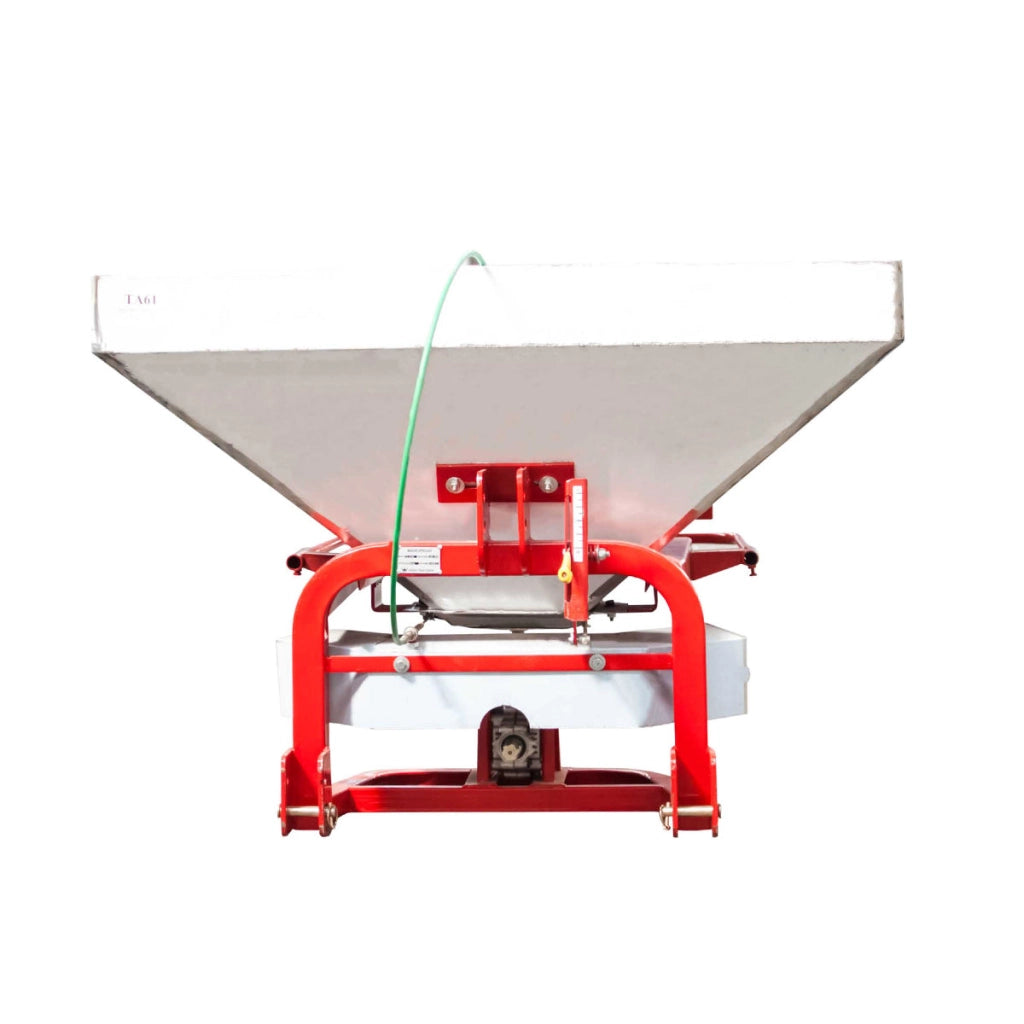 SPANDICONCIME FLS600 CON TRAMOGGIA DA 600 KG DISTRIBUTORE DI FERTILIZZANTI IN ACCIAIO INOX CON CARDANO INCLUSO E TRAMOGGIA DA 600 KG