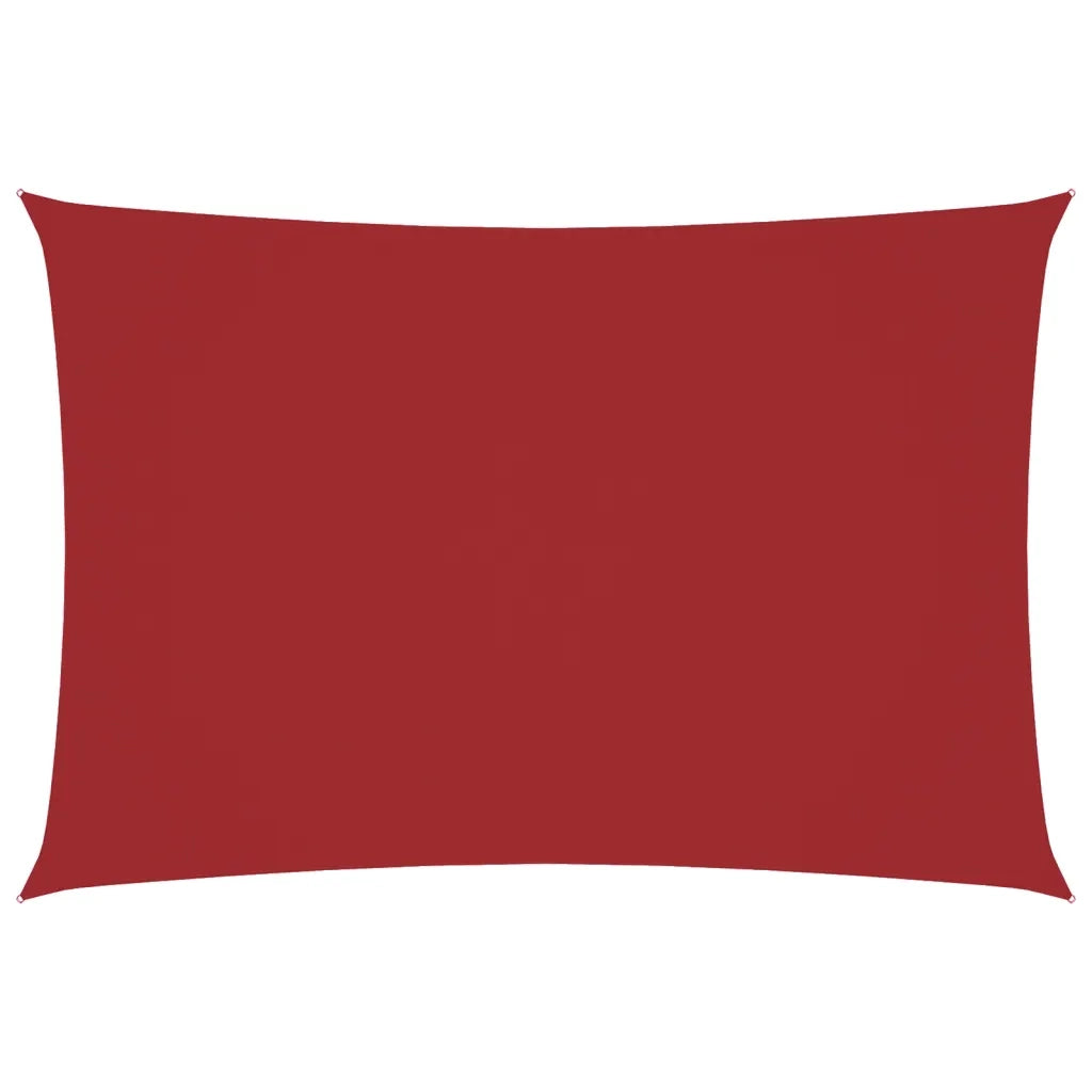 Vela Ombreggiante-Parasole a vela Oxford Rettangolare 3x5 m Rosso