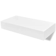 Scaffale di design da parete con cassetti 2 pezzi bianco 48 cm 2702266
