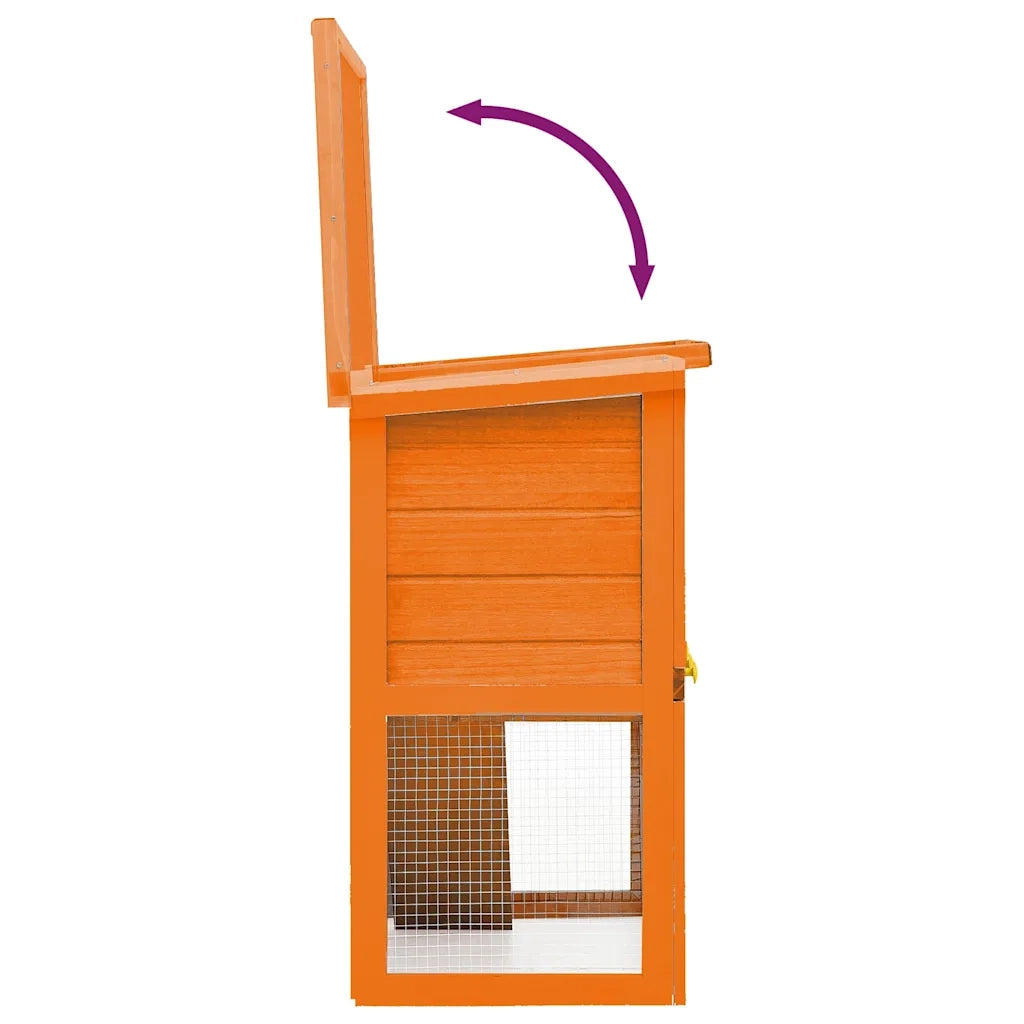 Conigliera all'Aperto Gabbia Piccoli Animali 1 Porta Legno    cod mxl 50385