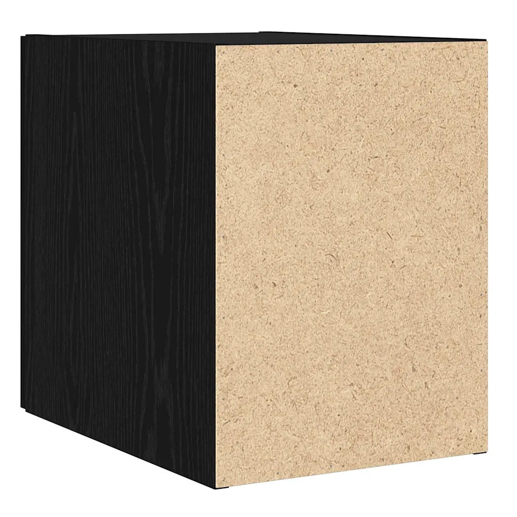 Mobiletto a muro Rovere Nero 30 x 42.5 x 39.5 cm 869149