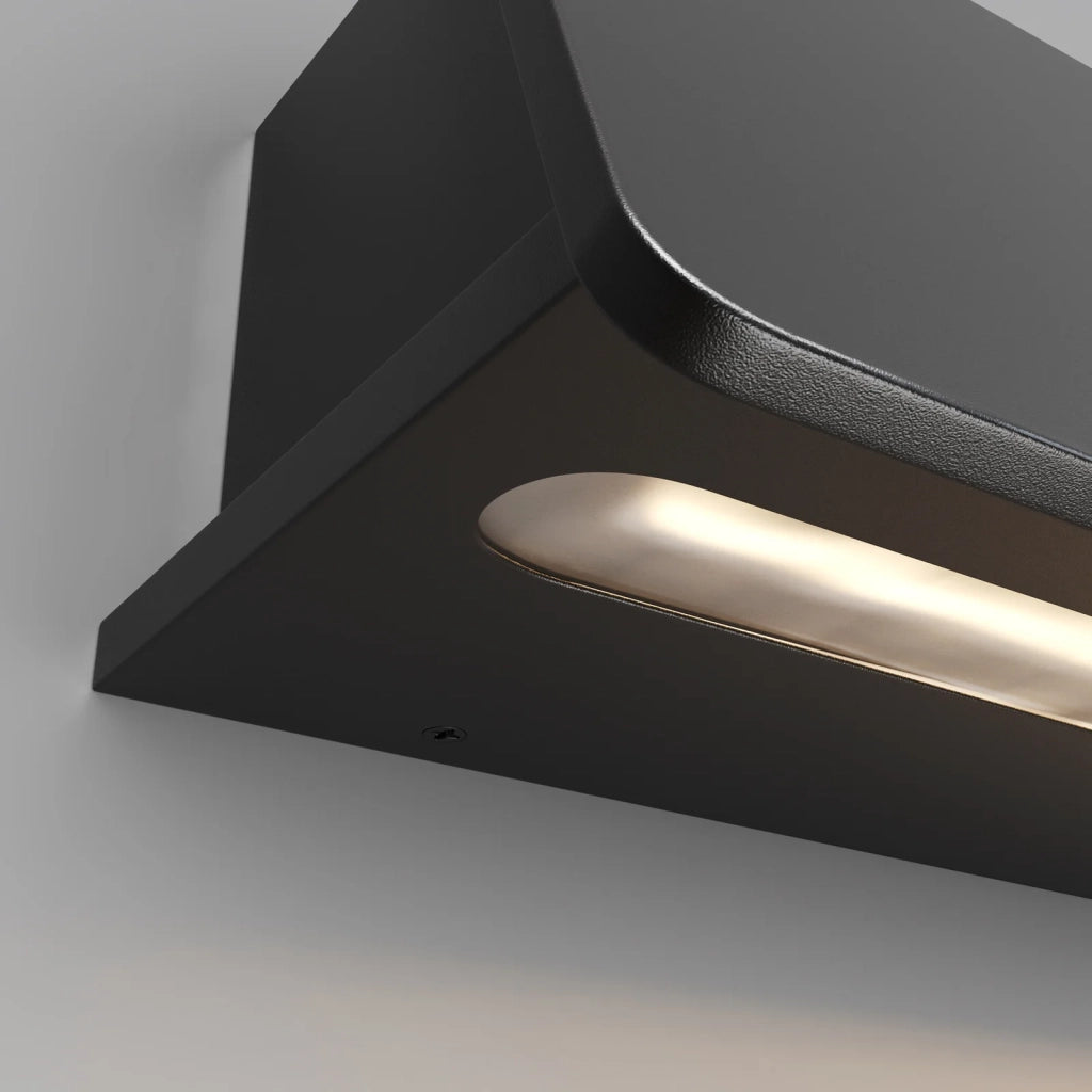 Maytoni Applique moderna Trupp 1 luce LED integrato IP54 grafite alluminio