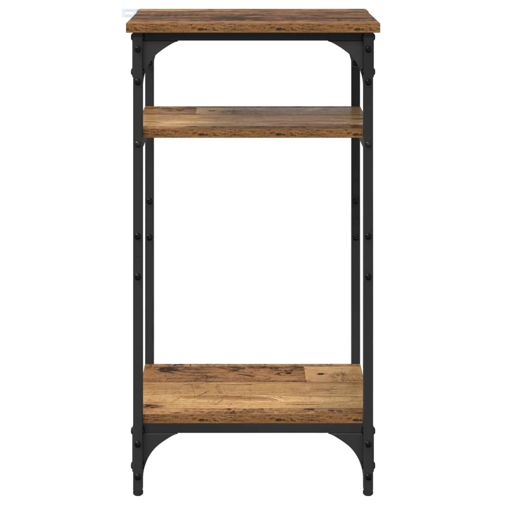 Tavolo laterale Legno vecchio 40 x 30 x 75 cm Legno multistrato