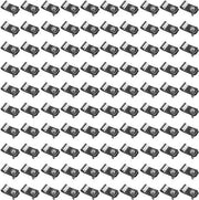 Montaggio clips per inferriata in acciaio inossidabile 100 pezzi per clip di pannelli di inferriata, clip per telaio di rimorchio, clip per cavi
