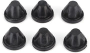 Tappo di capote in gomma con occhielli - Adatto a Volkswagen A3/A4/A6 - Seat Altea/Cordoba/Ibiza/Leon - 100% Nuovo - Nero - Parte di capote