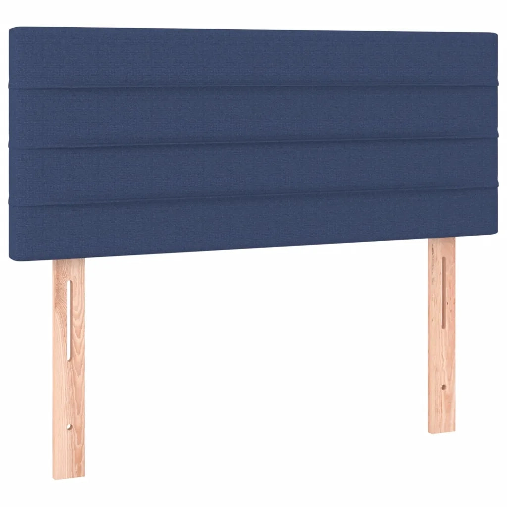 Letto a Molle con Materasso e LED Blu 120x200cm in Tessuto cod mxl 59539