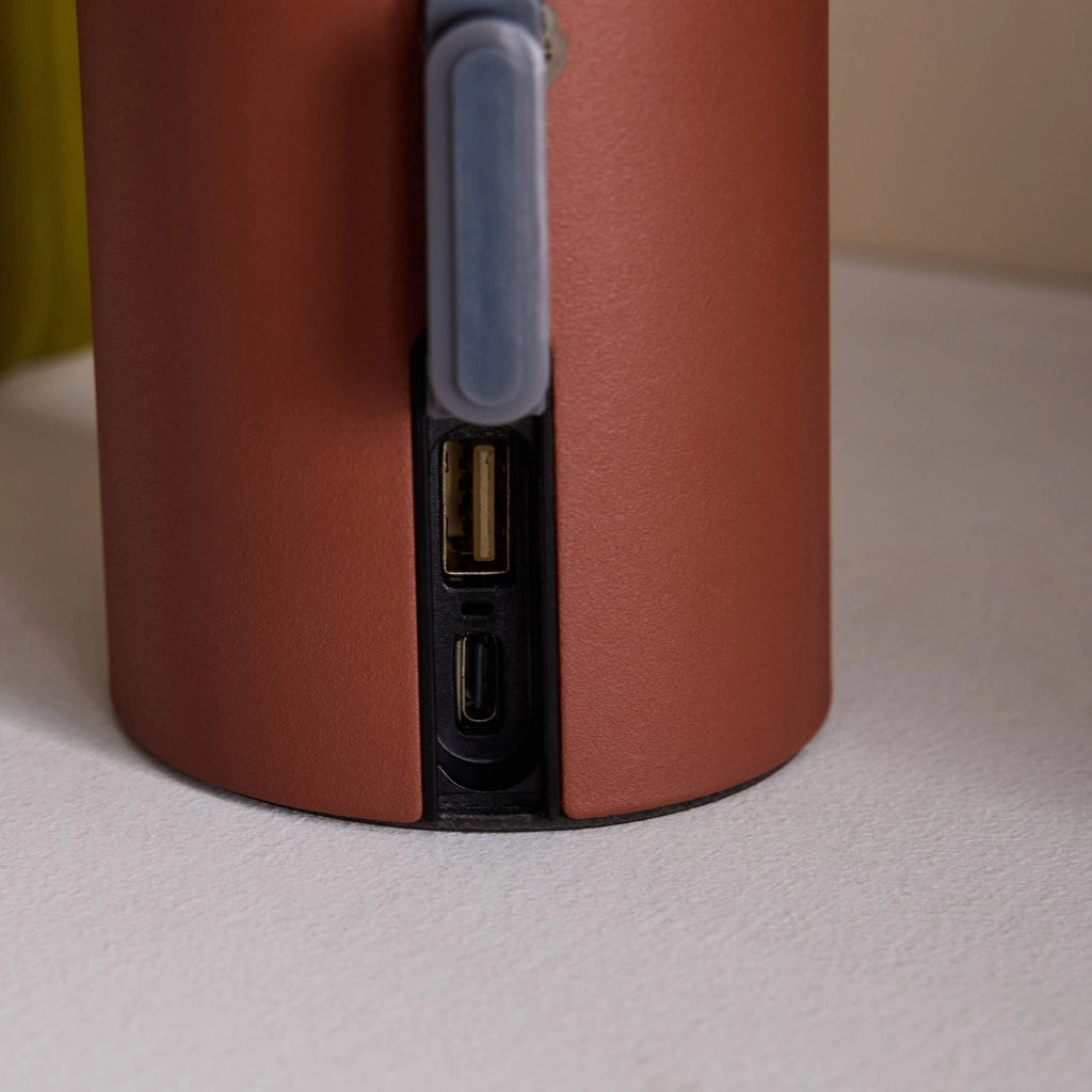 Lampada da tavolo led per interno ed esterno in metallo, ø 10,8 cm,