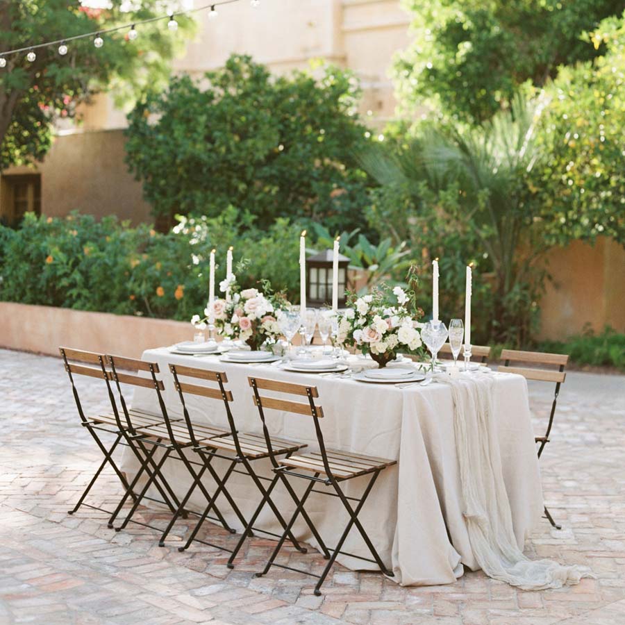 Set Tavolino e 2 Sedie Pieghevoli da Giardino Bistrot Nero