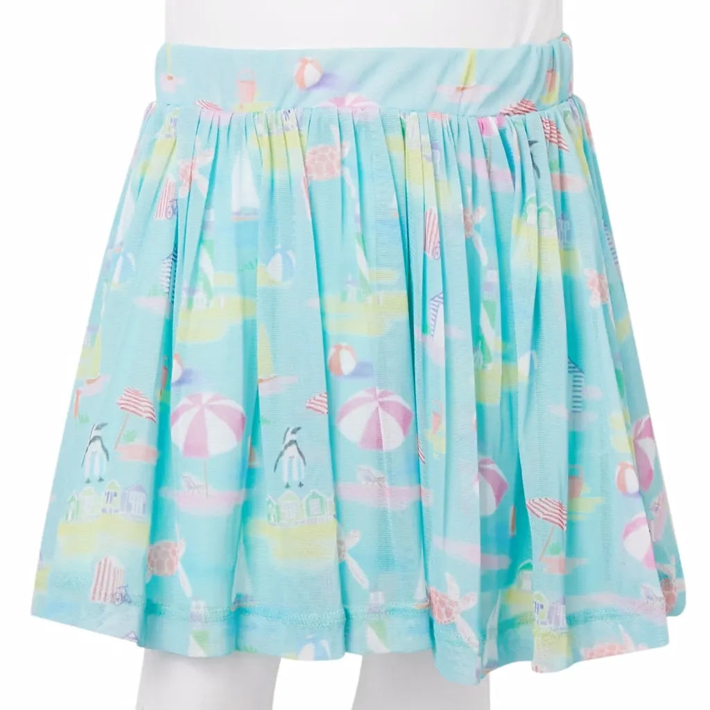 Gonna Plissettata da Bambina Acqua Chiaro 116 CFW6266301