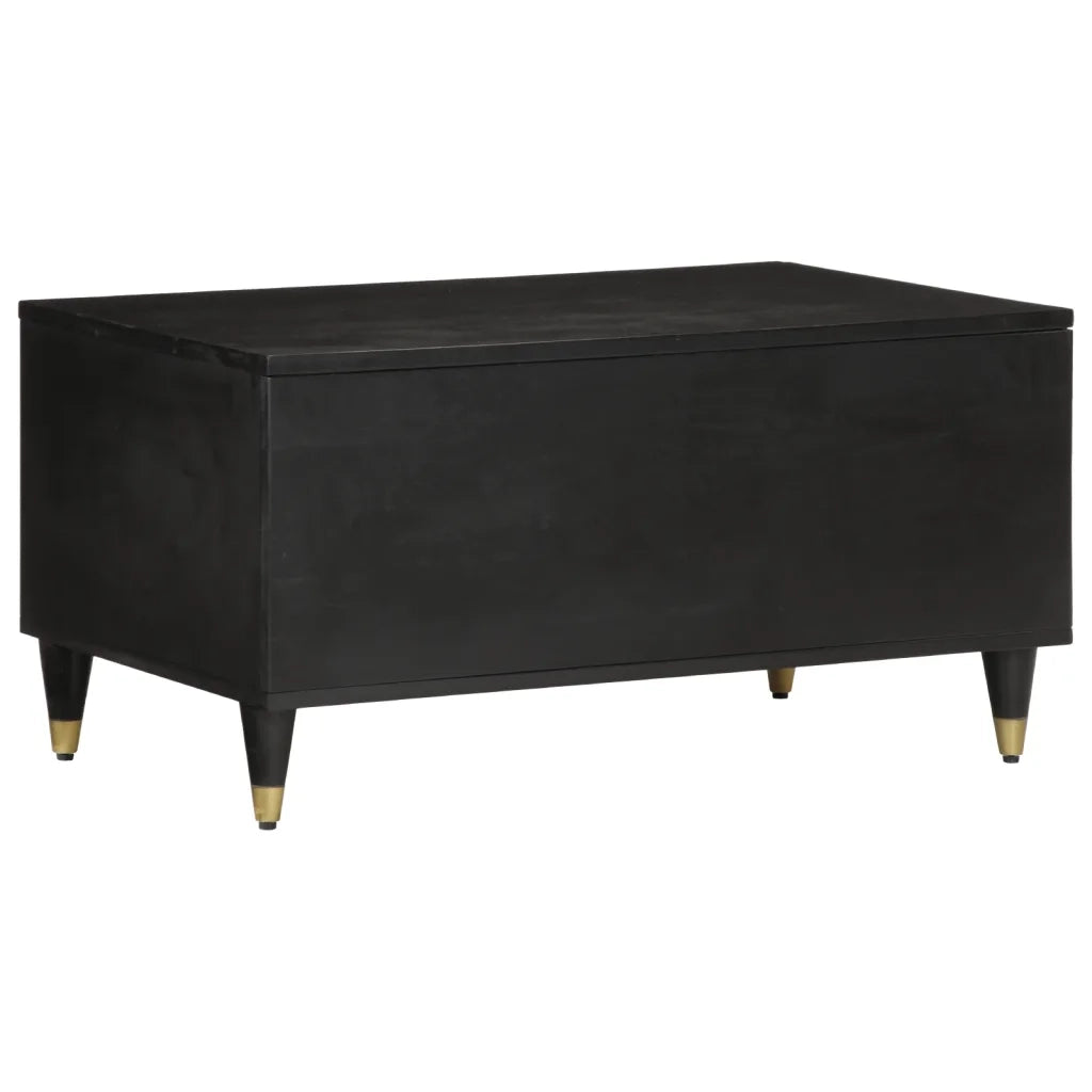 Tavolino da Salotto 80x50x40 cm Legno Massello di Mango 358325