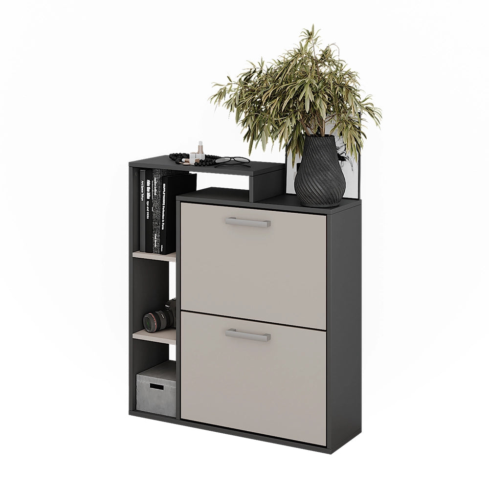 Vicco Scarpiera Antracite/grigio 80 x 90 cm