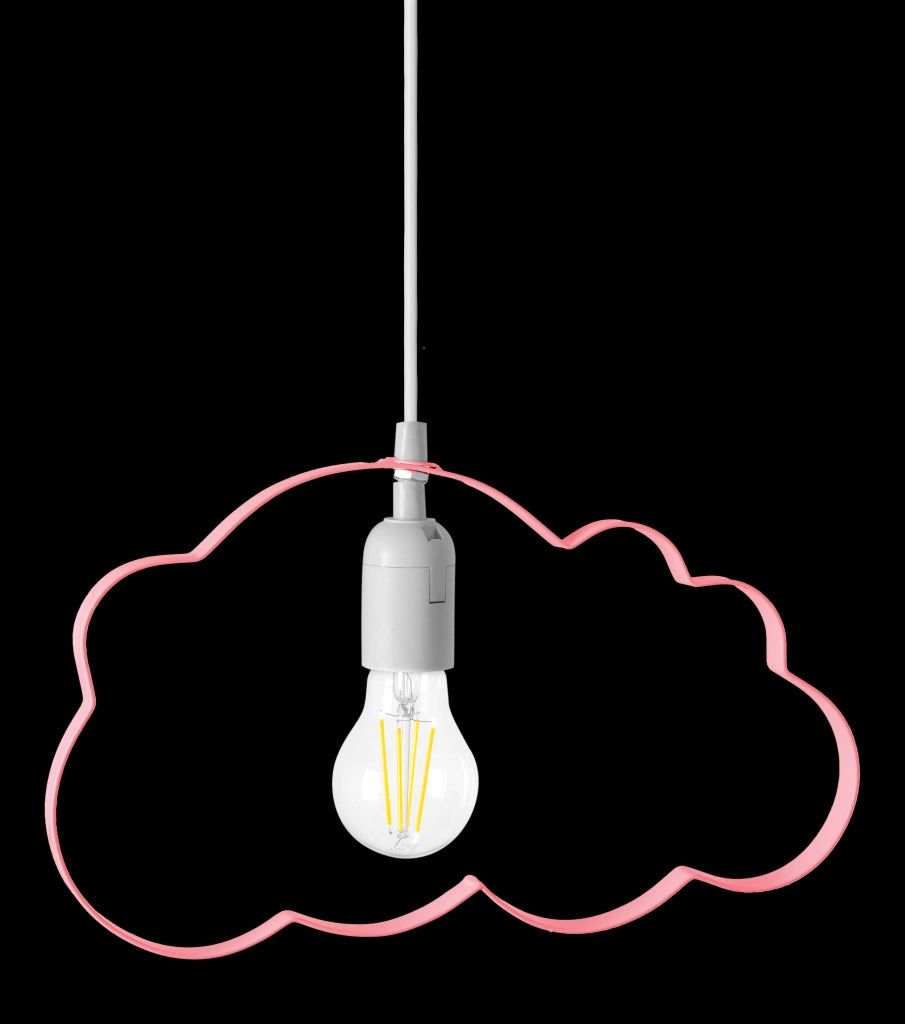 Lampada Nuvoletta Pensile Rosa Chiaro