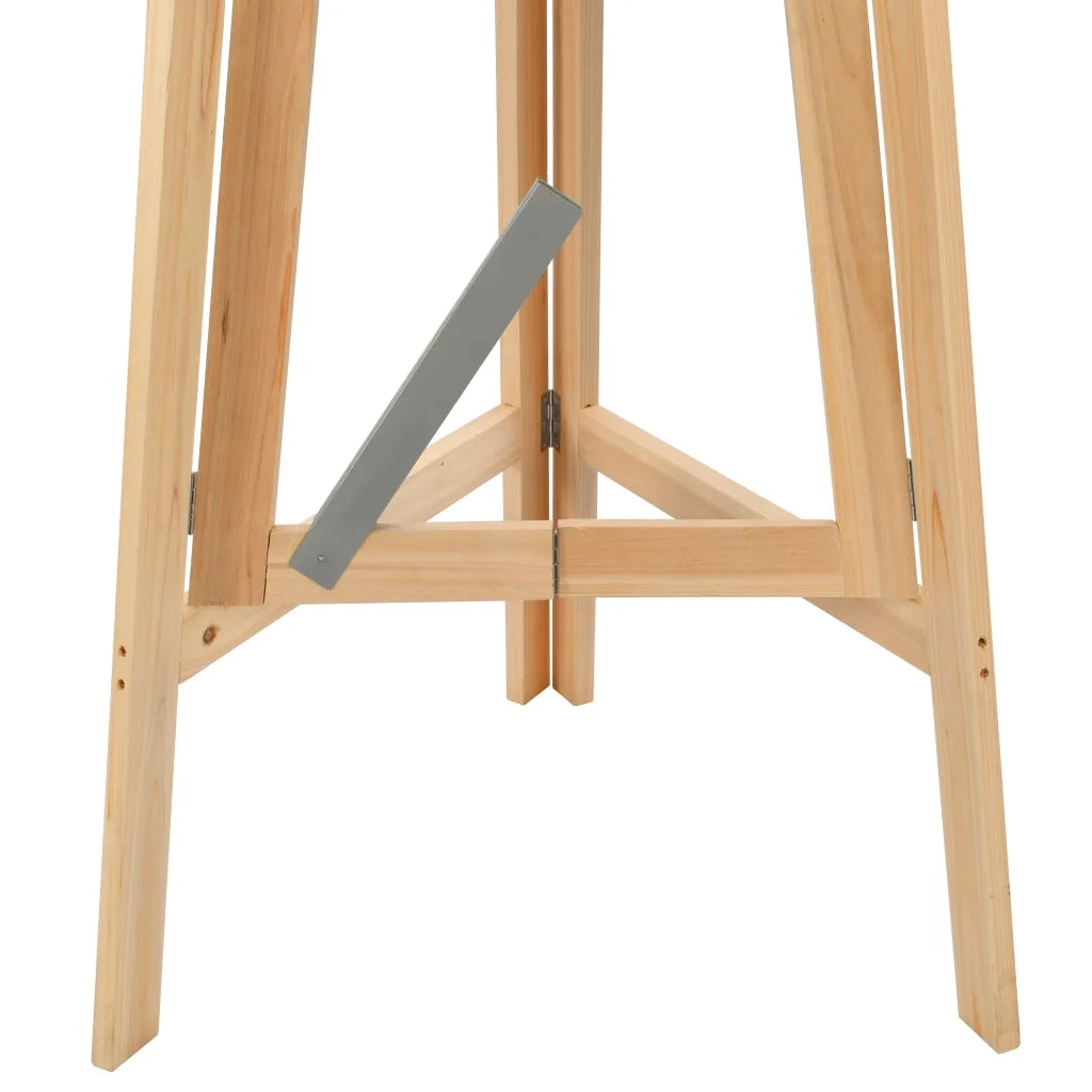 Tavolino da Bar Pieghevole 78 cm in Legno di Abete CFW1438651