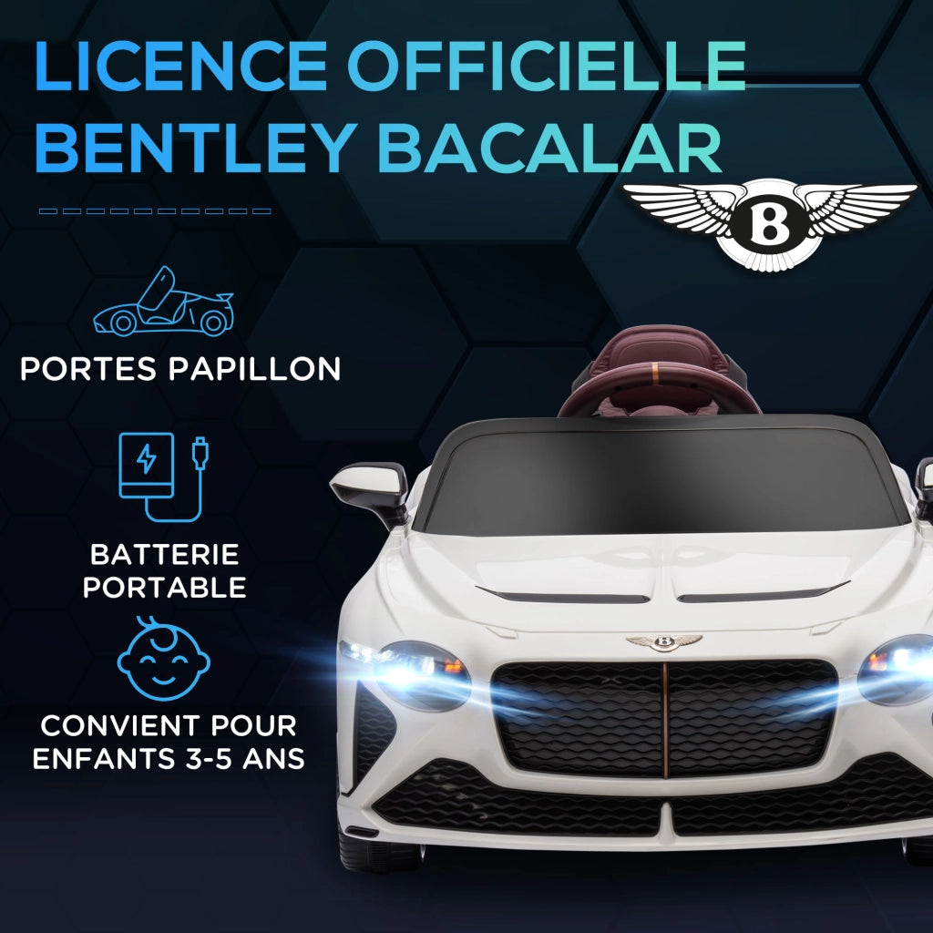 Auto elettrica per bambini ¨C Zephmum ¨C 12V bianco