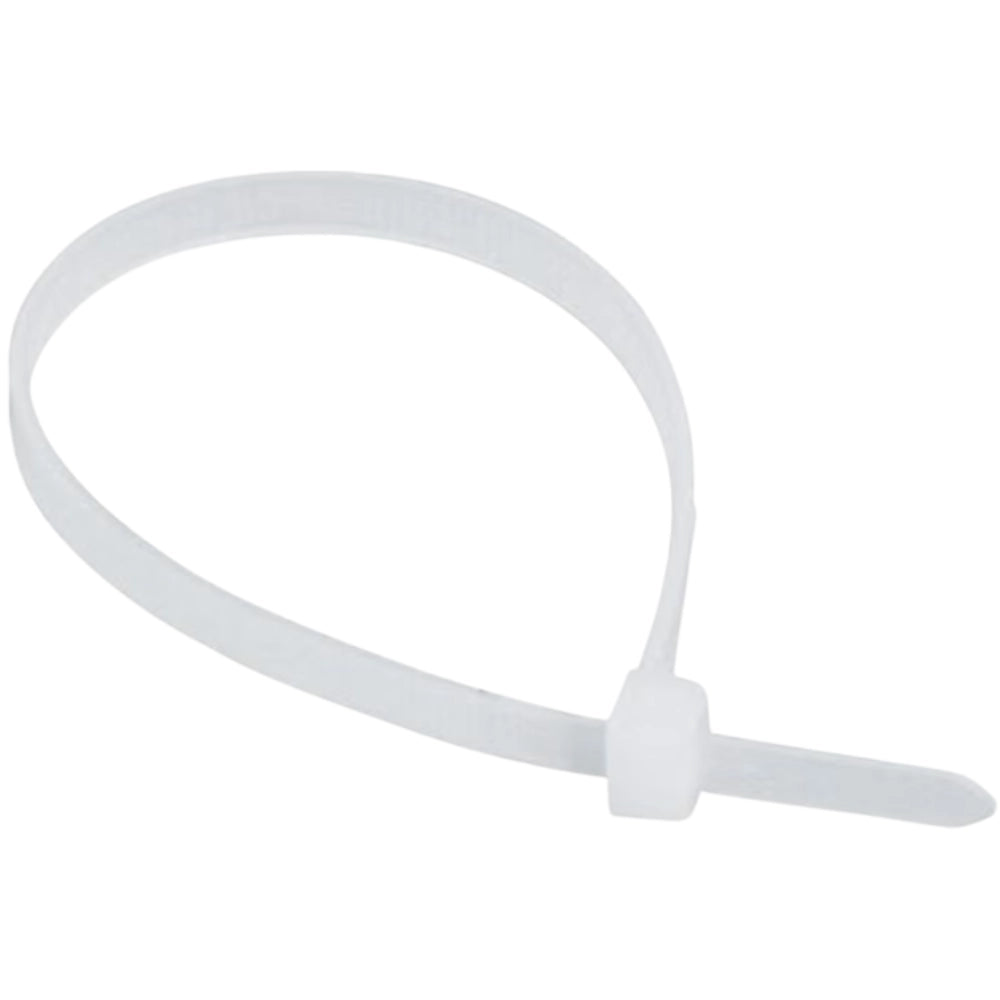 Raytech fascette per cablaggio in nylon autoestinguente confezione da 100 pezzi *** colore bianco, dimensioni 2,6 x 1...