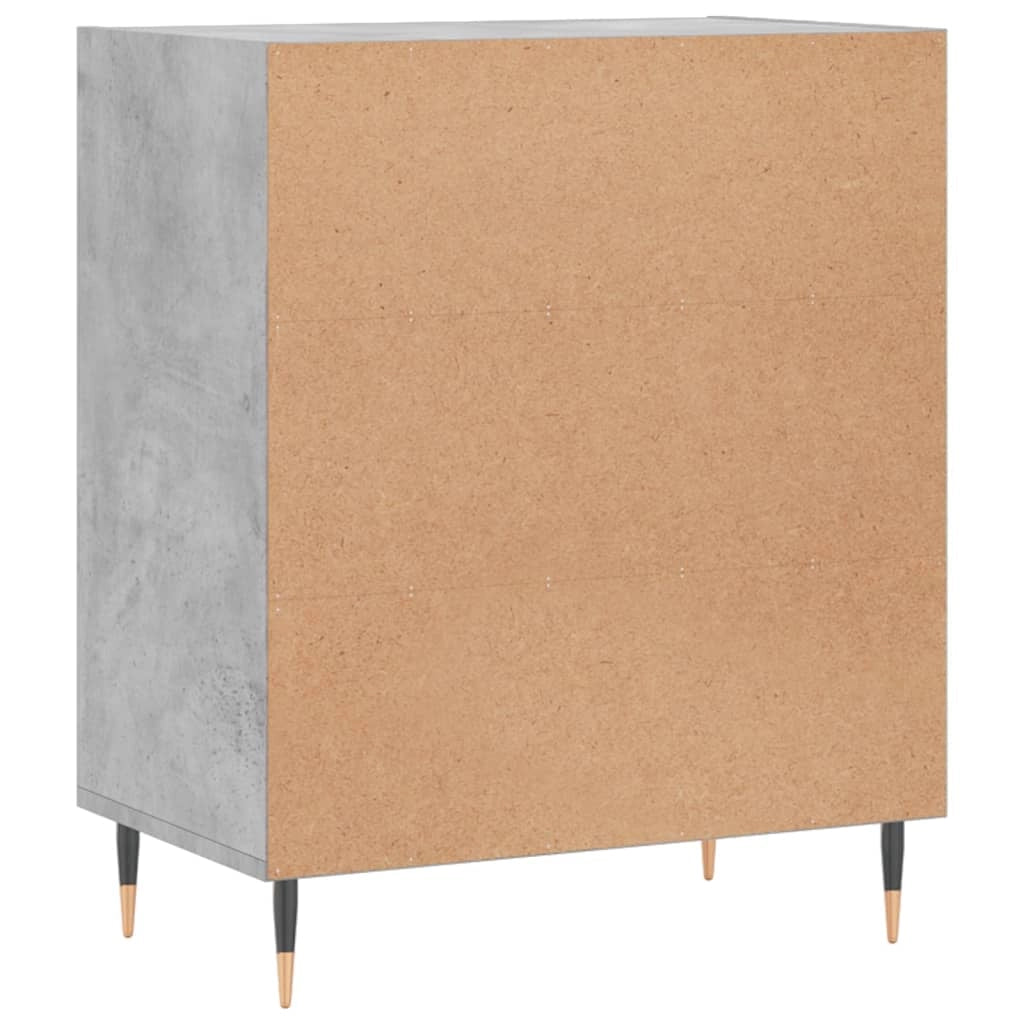 Buffet credenza cassettiera armadio mobile contenitore organizer per cucina soggiorno salotto 57 x 35 x 70 cm legno ingegnerizzato grigio 02_0031947