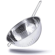 Set di Straniere in Acciaio Inossidabile con Maniglia Piana Ø 24 - Set di Straniere per Zuppe e Blanqueggianti in Acciaio Inossidabile