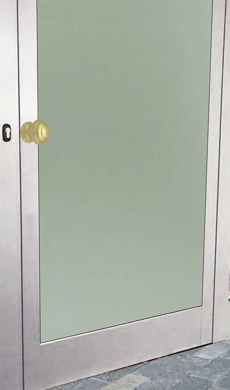 Pomolo fisso per porta SAGUATTI 178/60BB in alluminio oro lucido