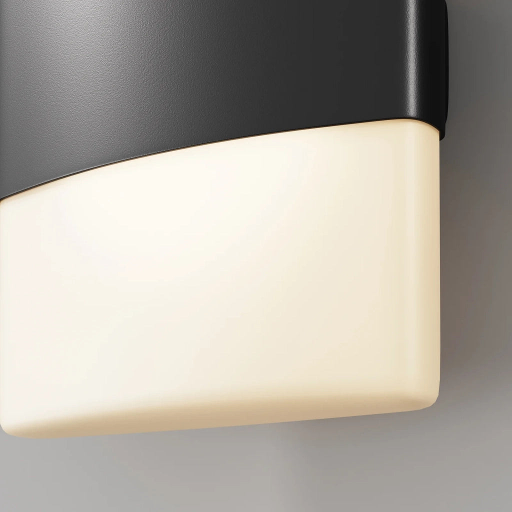 Maytoni applique moderna Rom 1 luce LED integrato IP54 grafite alluminio diffusore acrilico