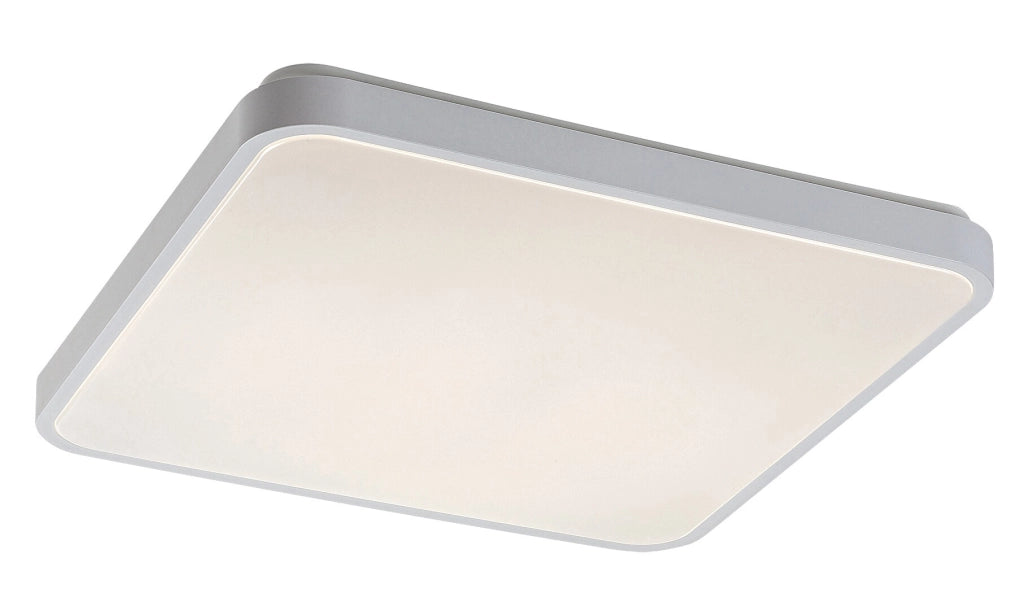 Plafoniera bagno quadrata 42cm bianca IP44 LED 48W Rabalux