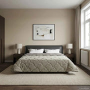 Piumone Completo Annuale Trapuntato Grigio chiaro 240 x 260 cm 42026252