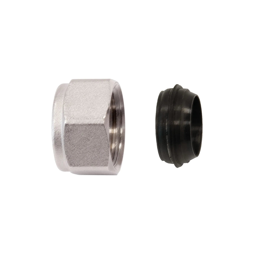 RACCORDO A COMPRESSIONE PER TUBO RAME ART.595- - 1/2x12 - pressione massima d'esercizio 10 bar - 5 pezzi ITAP
