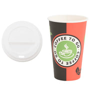Tazze da Caff¨¨ in Carta con Coperchi 1000 pz 16oz 400 ml CFW5747300